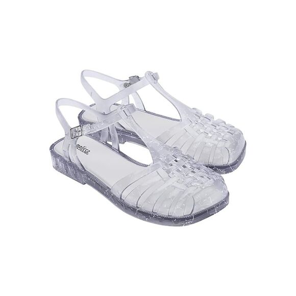 Melissa Aranha Quadrada Clear Sandals Women’s Size 5 - Picture 1 of 6